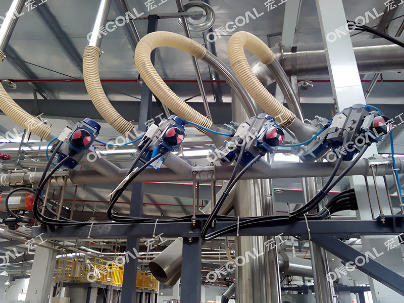 橡塑行業(yè)物料自動化處理系統