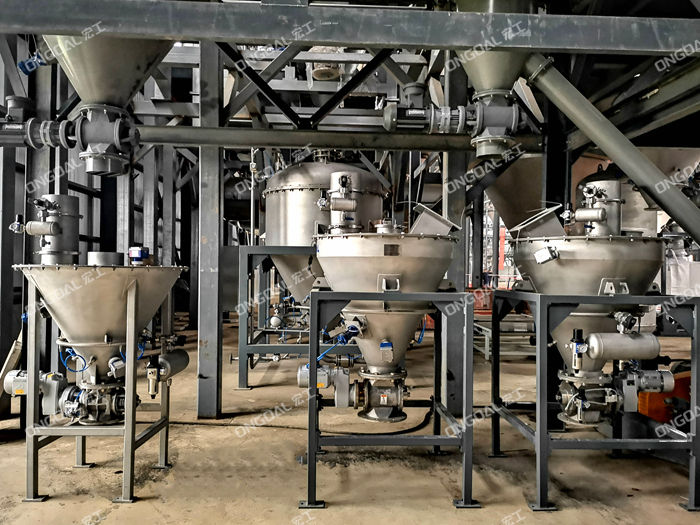 海泡石粉氣力輸送系統在化工行業的應用